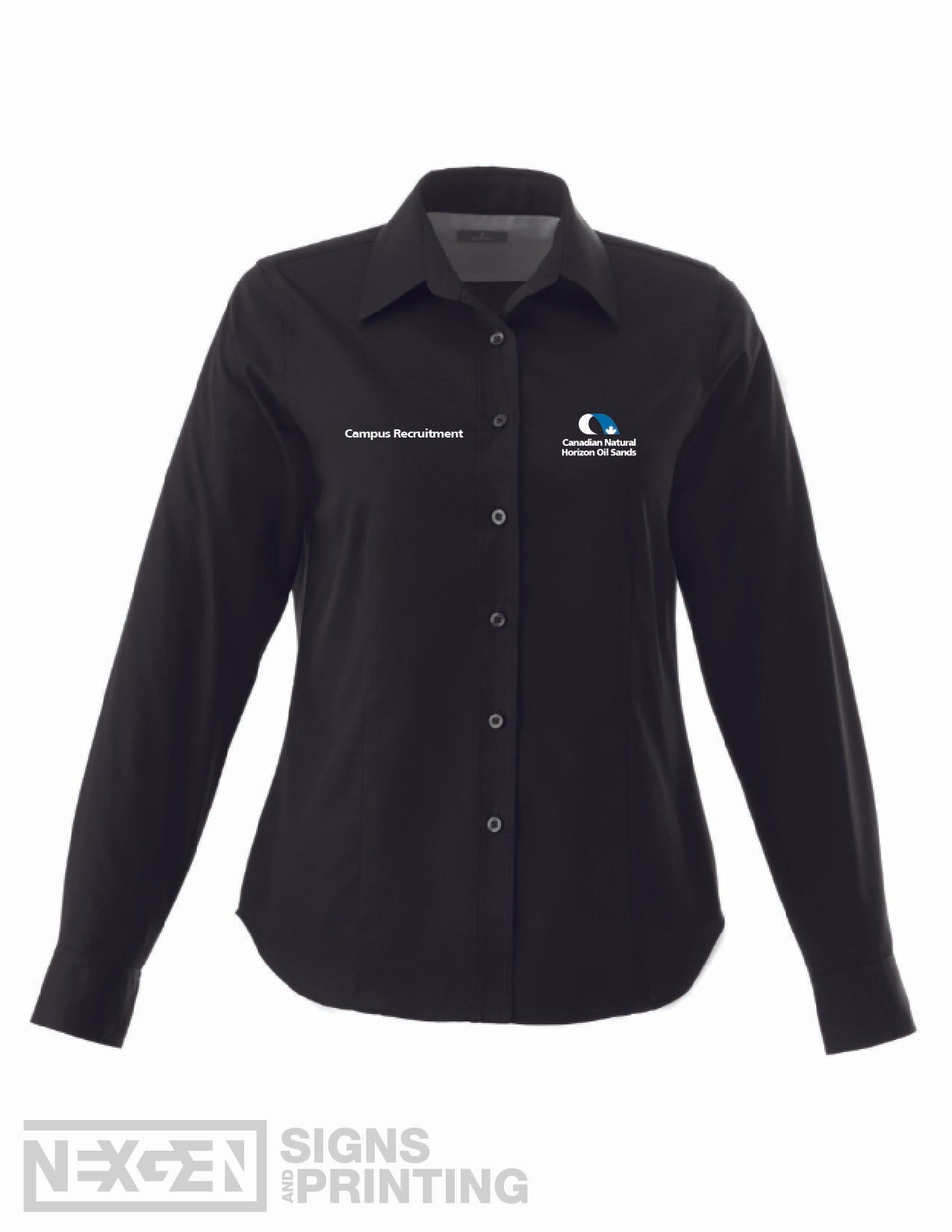 CNRL Branded LS-Wilshire Shirt Ladies