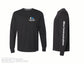Russell Athletic - Essential Unisex Long Sleeve T-Shirt - 64LTTM0 - Black - Heat Transferred