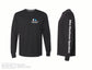 Russell Athletic - Essential Unisex Long Sleeve T-Shirt - 64LTTM0 - Black - Heat Transferred