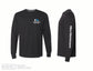 Russell Athletic - Essential Unisex Long Sleeve T-Shirt - 64LTTM0 - Black - Heat Transferred