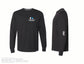 Russell Athletic - Essential Unisex Long Sleeve T-Shirt - 64LTTM0 - Black - Heat Transferred