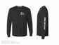 Russell Athletic - Essential Unisex Long Sleeve T-Shirt - 64LTTM0 - Black - Heat Transferred