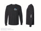 Russell Athletic - Essential Unisex Long Sleeve T-Shirt - 64LTTM0 - Black - Heat Transferred