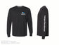 Russell Athletic - Essential Unisex Long Sleeve T-Shirt - 64LTTM0 - Black - Heat Transferred