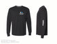 Russell Athletic - Essential Unisex Long Sleeve T-Shirt - 64LTTM0 - Black - Heat Transferred