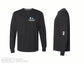 Russell Athletic - Essential Unisex Long Sleeve T-Shirt - 64LTTM0 - Black - Heat Transferred