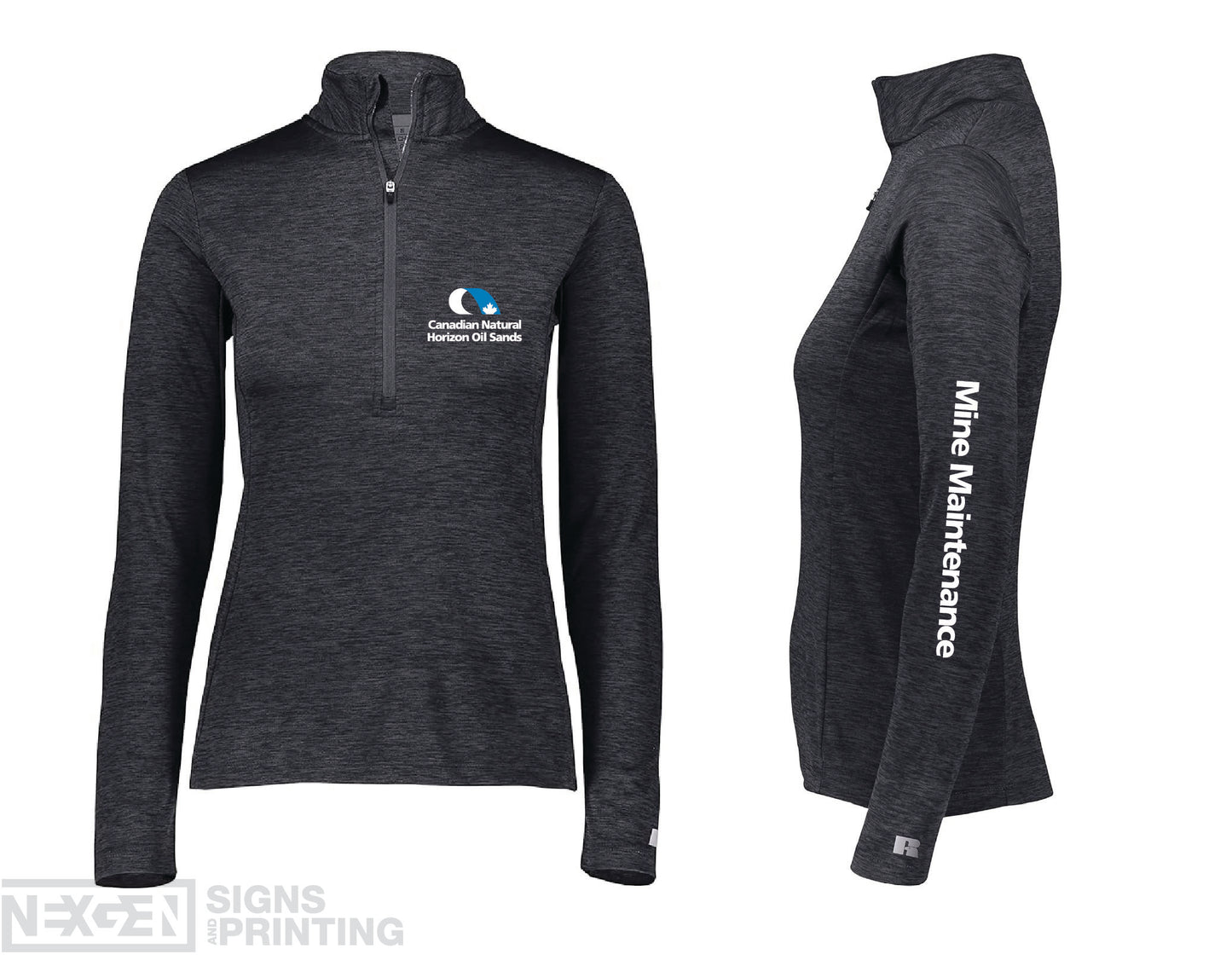 Russell Athletic - Women's 1/4 Zip Pullover - QZ7EAX0
