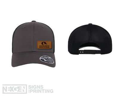 Flexfit - 110® Mesh-Back Cap - 110M - Leather Patch