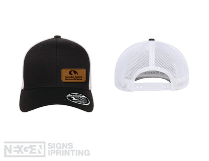 Flexfit - 110® Mesh-Back Cap - 110M - Leather Patch