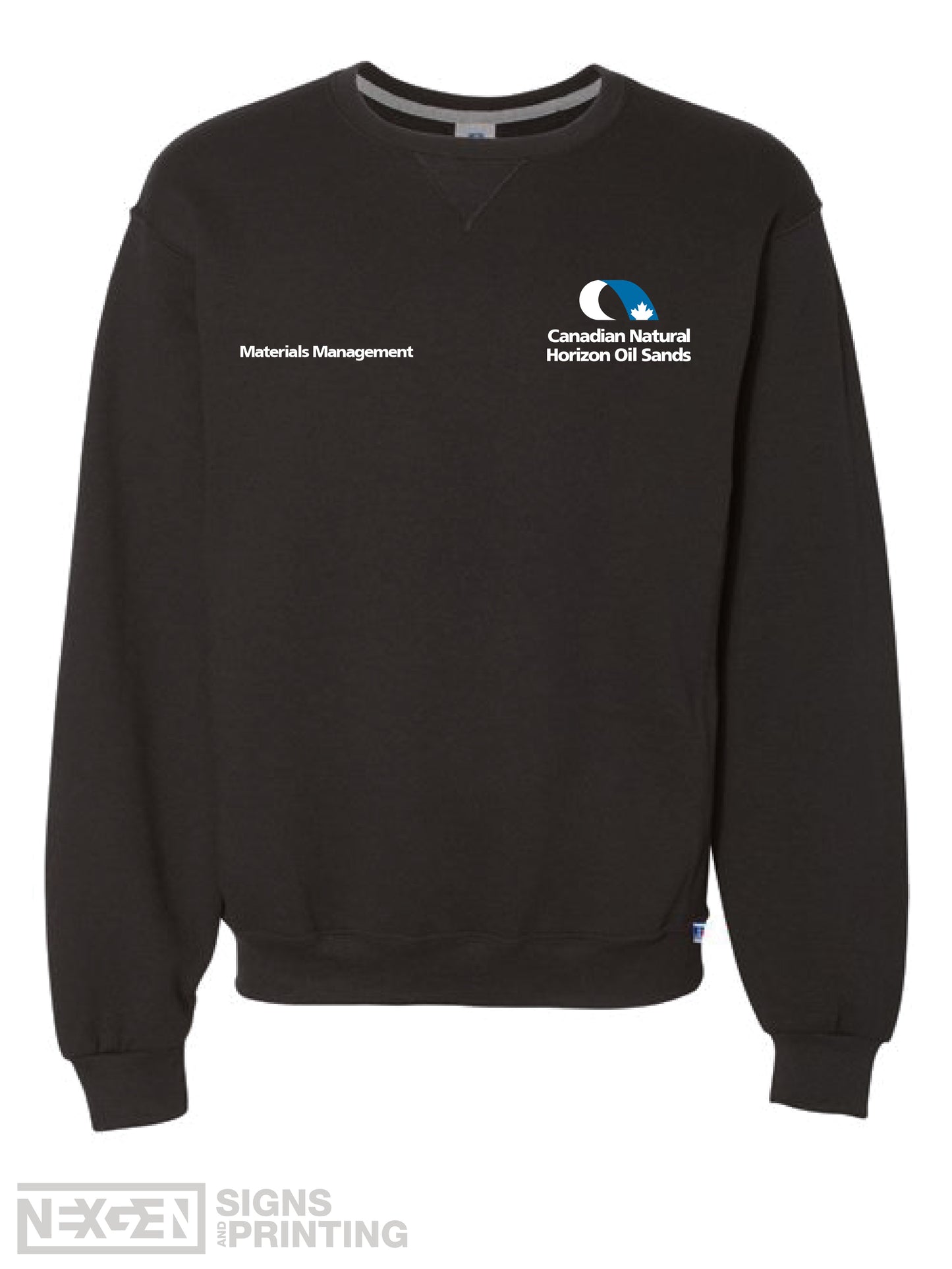 Russell Athletic - Dri Power® Crewneck Sweatshirt - 698HBM - Black - Embroidery