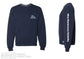 Russell Athletic - Dri Power® Crewneck Sweatshirt - 698HBM - Navy - Heat Transferred