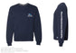 Russell Athletic - Dri Power® Crewneck Sweatshirt - 698HBM - Navy - Heat Transferred