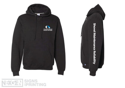 Russell Athletic - Dri Power® Hooded Sweatshirt - 695HBM - Black - Heat Transferred - Horizon
