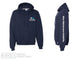 Russell Athletic - Dri Power® Hooded Sweatshirt - 695HBM - Navy - Heat Transferred