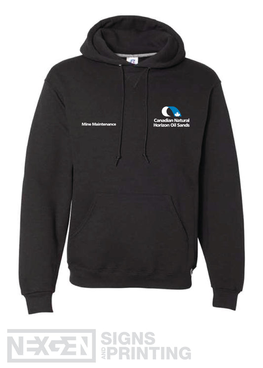 Russell Athletic - Dri Power® Hooded Sweatshirt - 695HBM - Black - Embroidery - Horizon