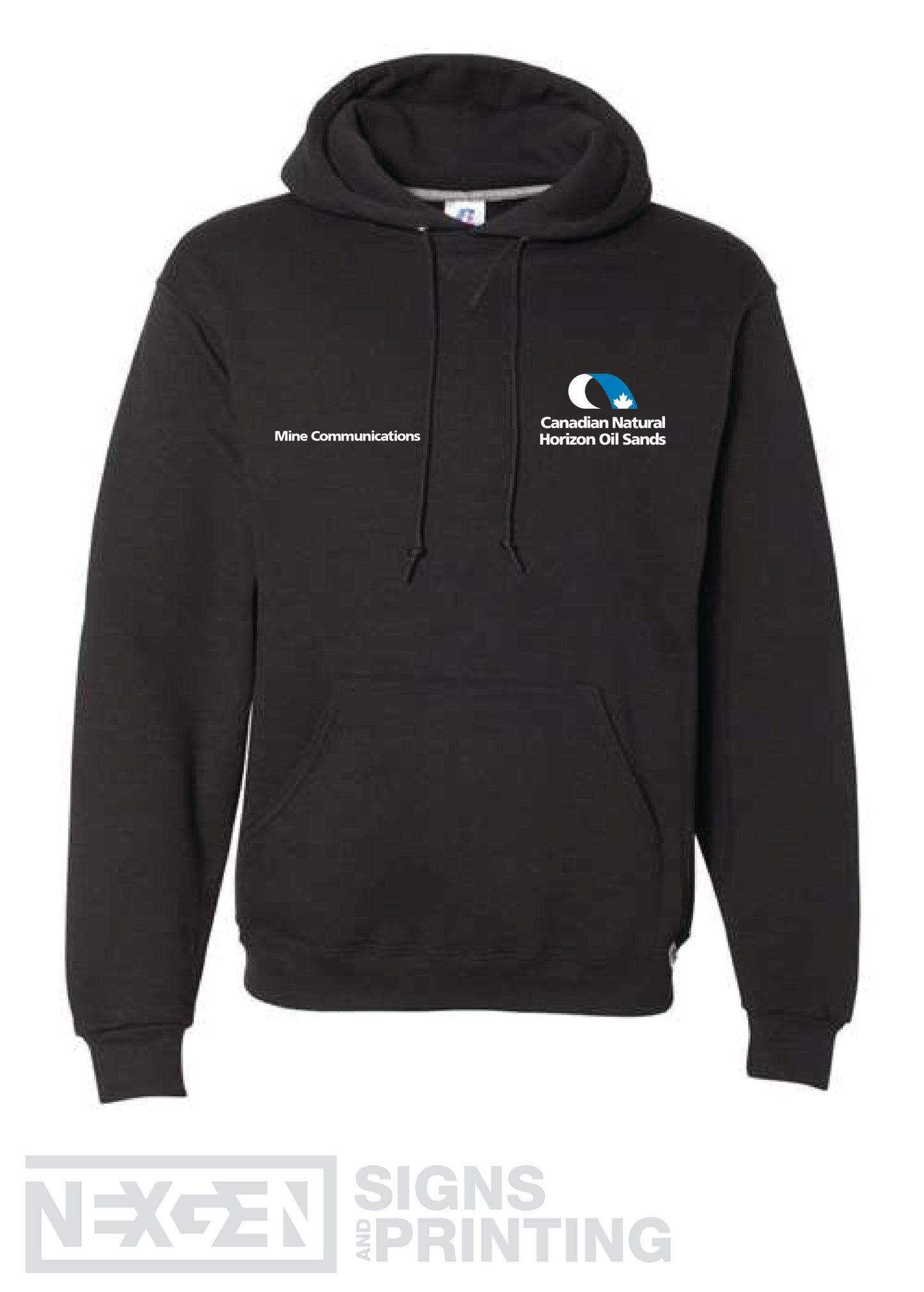 Russell Athletic - Dri Power® Hooded Sweatshirt - 695HBM - Black - Embroidery - Horizon