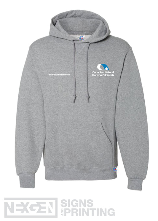 Russell Athletic - Dri Power® Hooded Sweatshirt - 695HBM - Oxford - Embroidery - Horizon