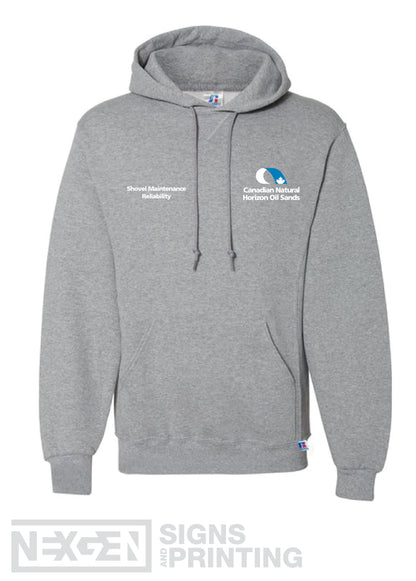 Russell Athletic - Dri Power® Hooded Sweatshirt - 695HBM - Oxford - Embroidery