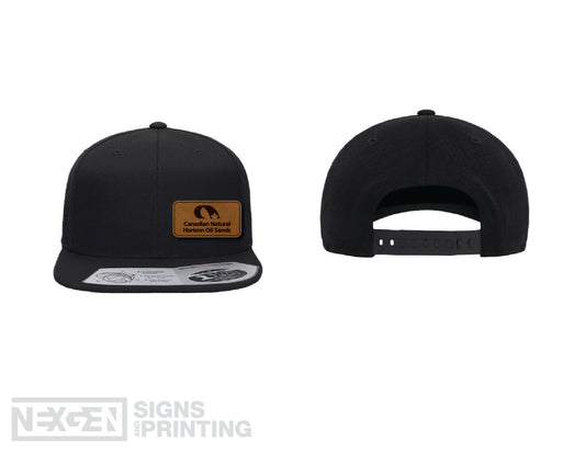 Flexfit - 110® Snapback Cap - 110F - Leather Patch - Horizon
