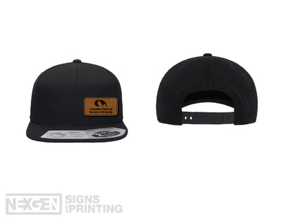 Flexfit - 110® Snapback Cap - 110F - Leather Patch