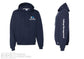 Russell Athletic - Dri Power® Hooded Sweatshirt - 695HBM - Navy - Heat Transferred