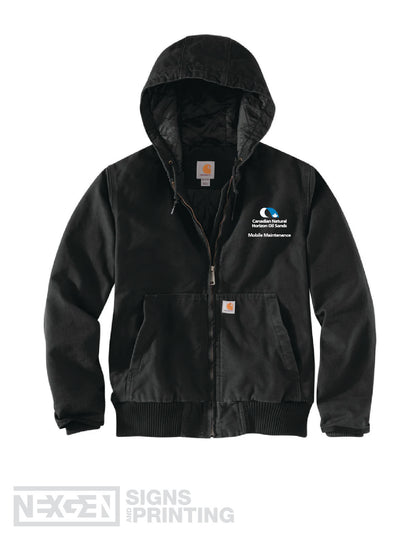 Carhartt Women's Loose Fit Washed Duck Quilt Lined Active Jac - Black (104053)