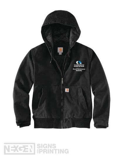 Carhartt Women's Loose Fit Washed Duck Quilt Lined Active Jac - Black (104053)