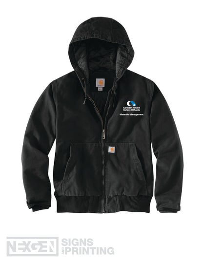 Carhartt Women's Loose Fit Washed Duck Quilt Lined Active Jac - Black (104053)