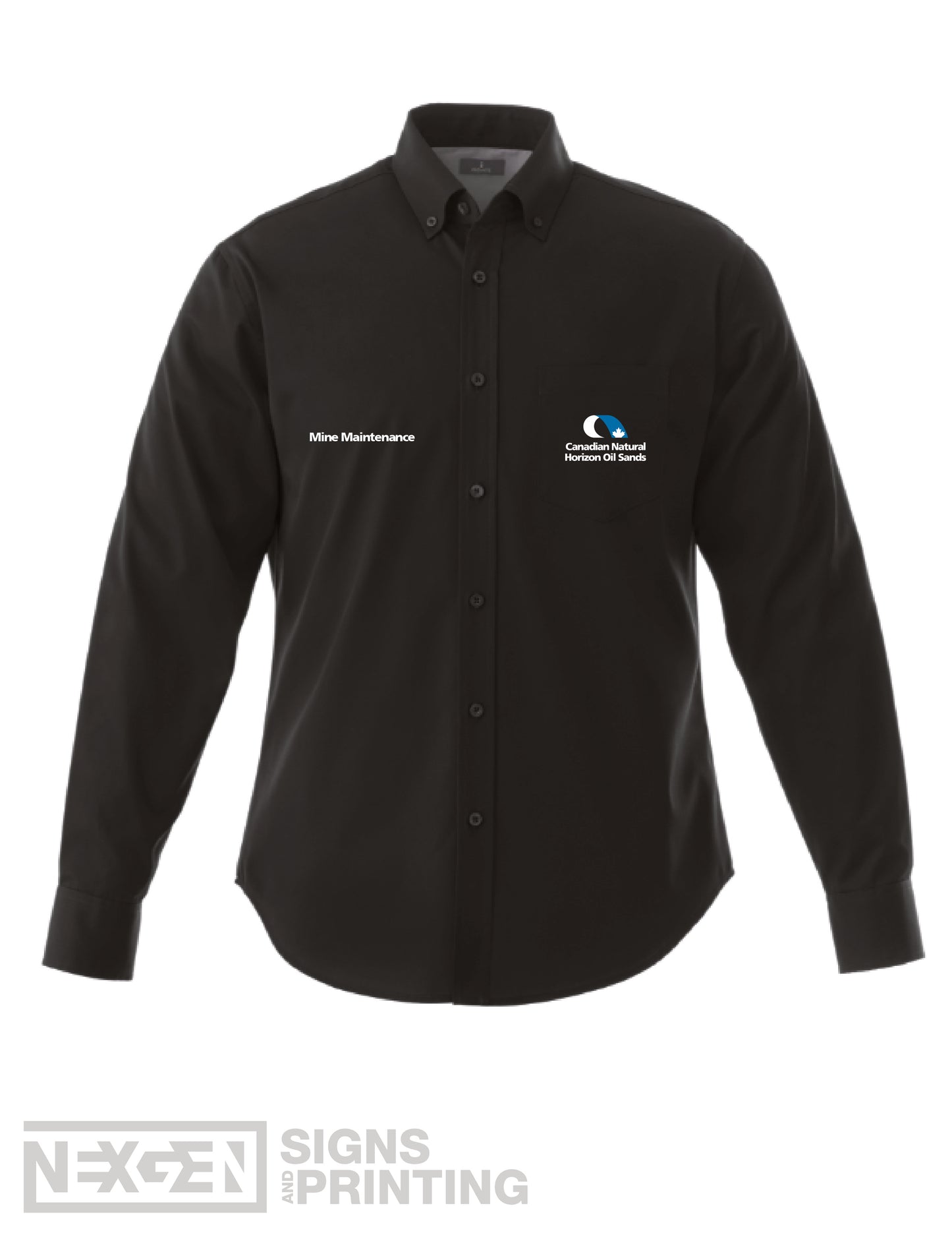 CNRL Branded LS-Wilshire Shirt Mens - Horizon