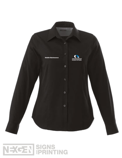 CNRL Branded LS-Wilshire Shirt Ladies