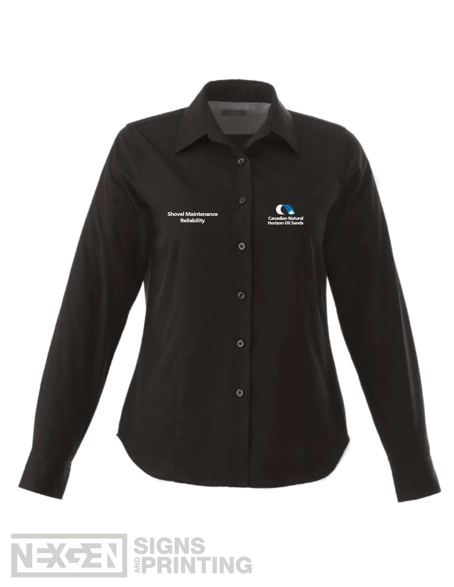 CNRL Branded LS-Wilshire Shirt Ladies
