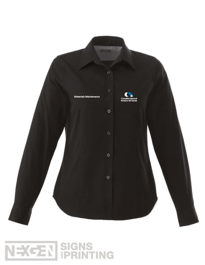 CNRL Branded LS-Wilshire Shirt Ladies