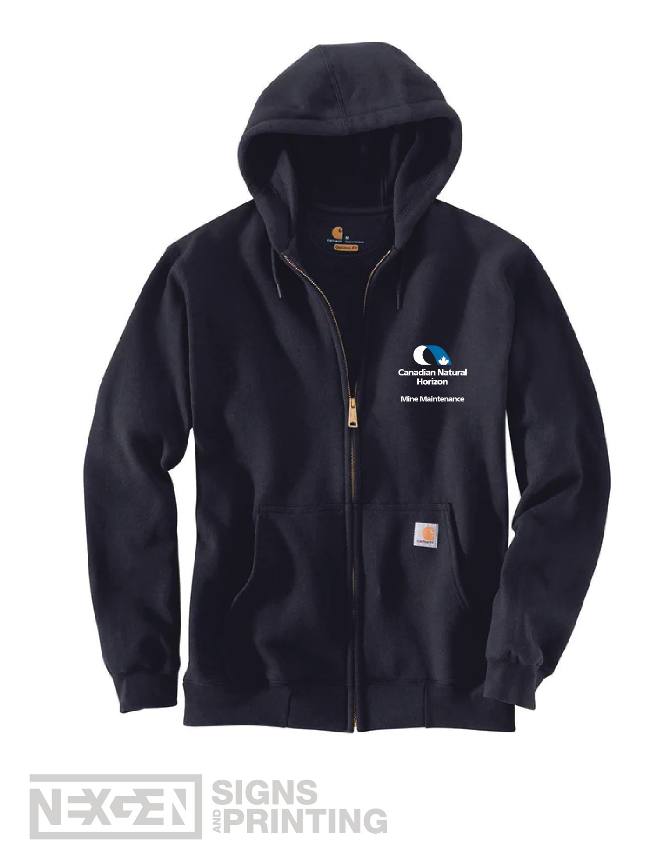 Carhartt Loose Fit Midweight Full Zip Sweatshirt - Navy (K122)