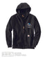 Carhartt Loose Fit Midweight Full Zip Sweatshirt - Black (K122)