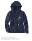 Carhartt Women's Loose Fit Midweight Full Zip Sweatshirt - Navy (102788)