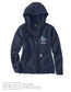 Carhartt Women's Loose Fit Midweight Full Zip Sweatshirt - Navy (102788)