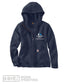 Carhartt Women's Loose Fit Midweight Full Zip Sweatshirt - Navy (102788)