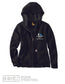 Carhartt Women's Loose Fit Midweight Full Zip Sweatshirt - Black (102788)