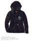Carhartt Women's Loose Fit Midweight Full Zip Sweatshirt - Black (102788)