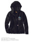 Carhartt Women's Loose Fit Midweight Full Zip Sweatshirt - Black (102788)