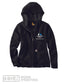 Carhartt Women's Loose Fit Midweight Full Zip Sweatshirt - Black (102788)