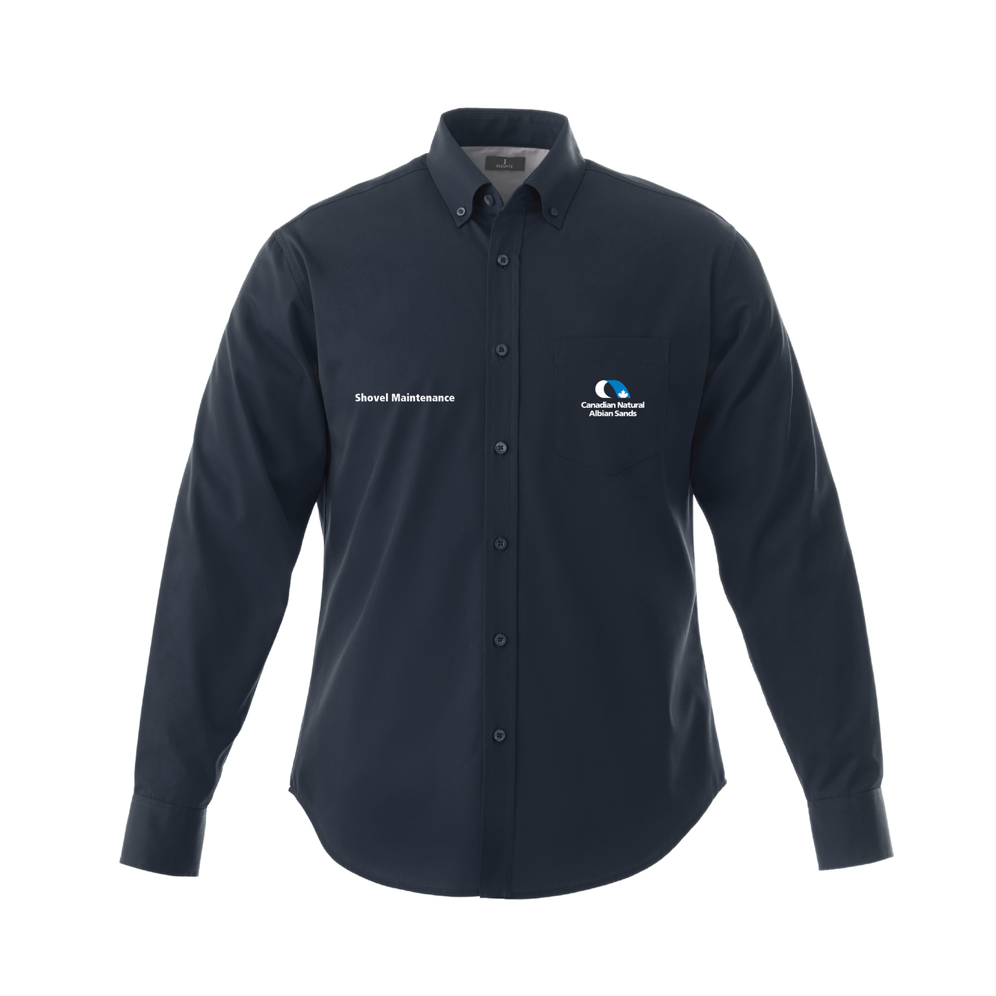 CNRL Branded LS-Wilshire Shirt Tall Mens (Navy)
