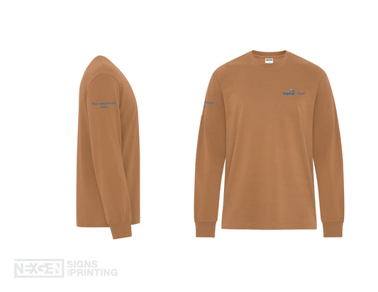 ATC WeRK™ HEAVYWEIGHT RING SPUN COTTON LONG SLEEVE TEE. WeRK250LS - 1 Billion Barrels