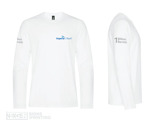 KOI® ELEMENT RING SPUN COTTON LONG SLEEVE TEE. KOI8075 - 1 Billion Barrels