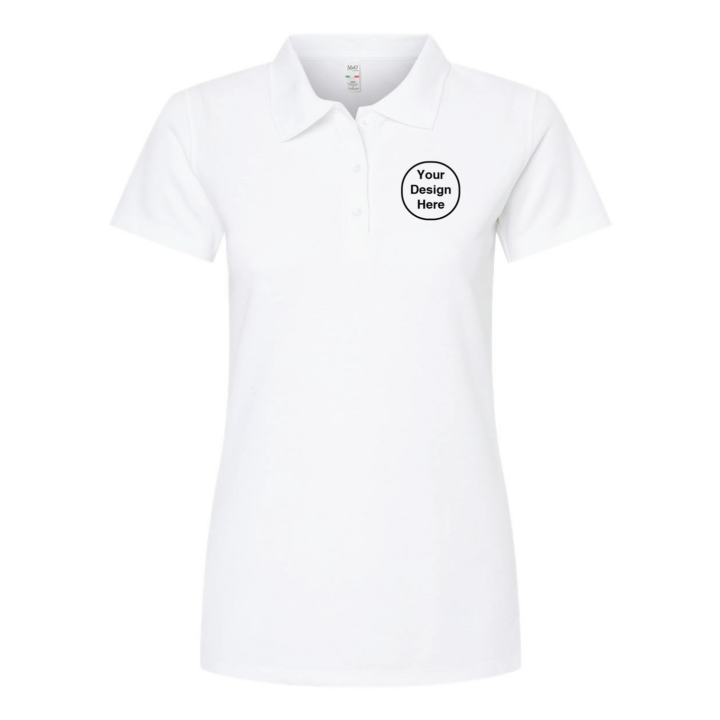 M&O Women's Soft Touch Polo - 7007