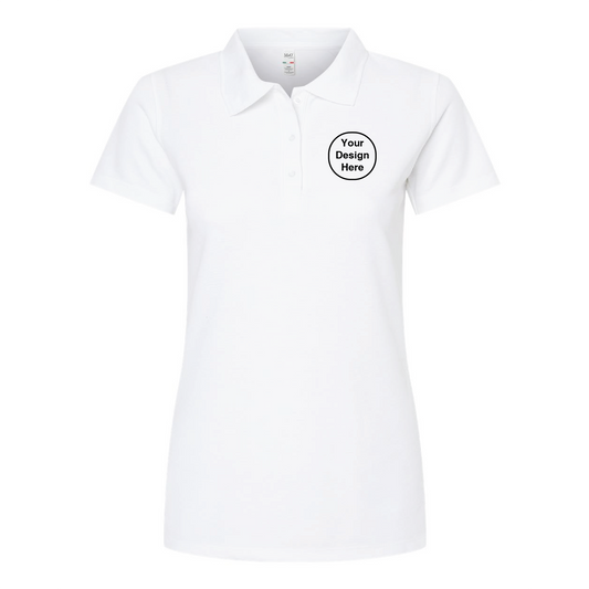 M&O Women's Soft Touch Polo - 7007