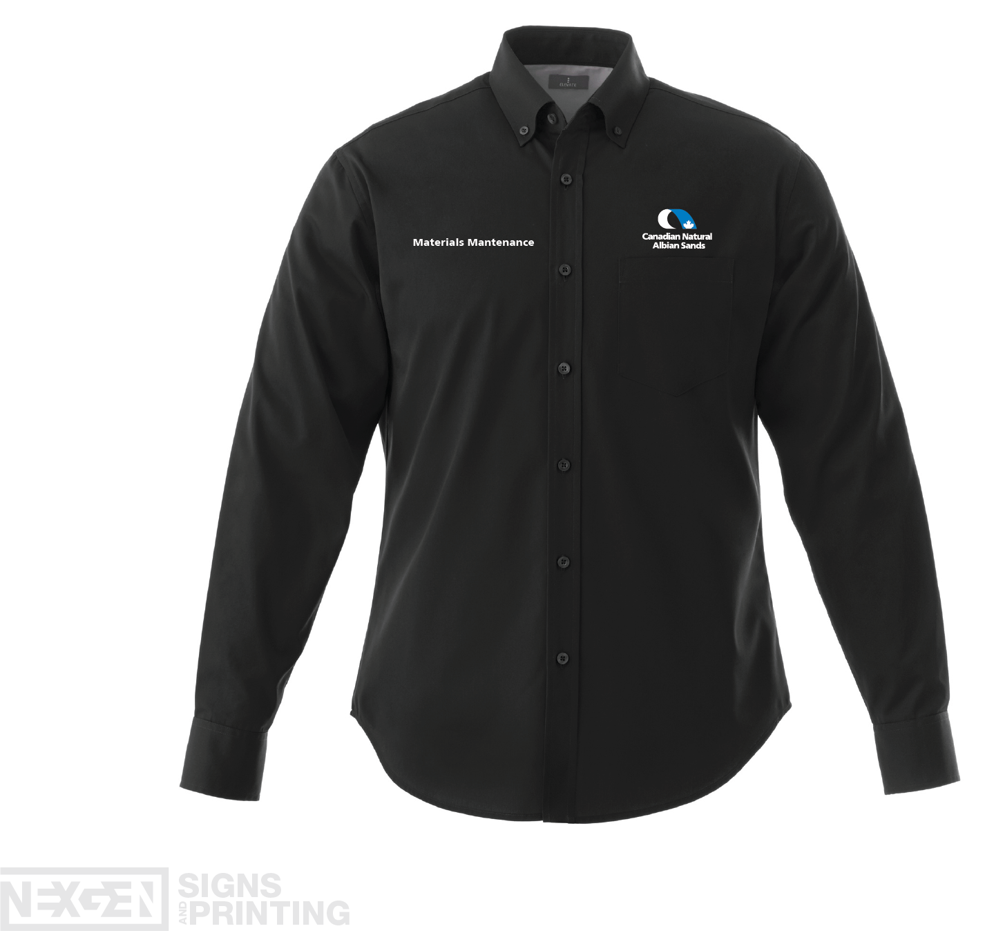 CNRL Branded LS-Wilshire Shirt Tall Mens
