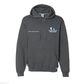 Russell Athletic - Dri Power® Hooded Sweatshirt - 695HBM - Black Heather - Embroidery