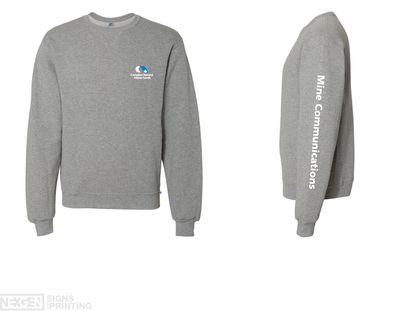 Russell Athletic - Dri Power® Crewneck Sweatshirt - 698HBM - Oxford - Heat Transferred - Albian