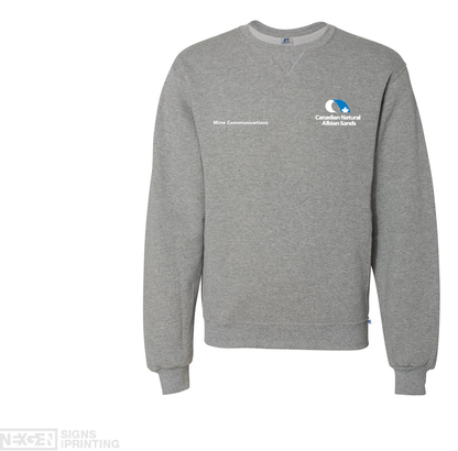 Russell Athletic - Dri Power® Crewneck Sweatshirt - 698HBM - Oxford - Embroidery - Albian